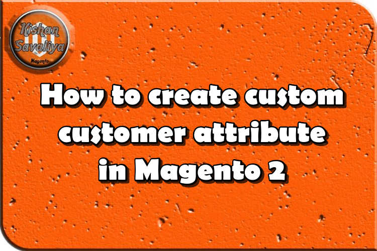 How to create custom customer attribute in Magento 2